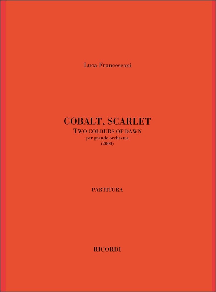 Cobalt, Scarlet